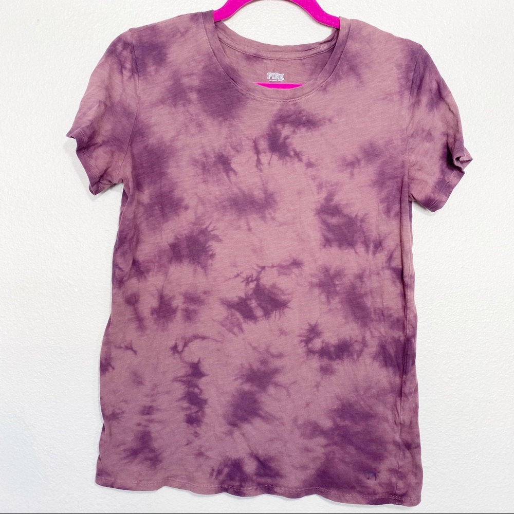 Pink tie dye tee